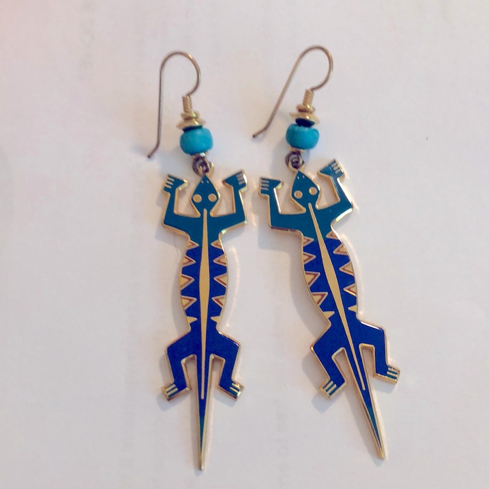 Laurel Burch Lizard Earrings